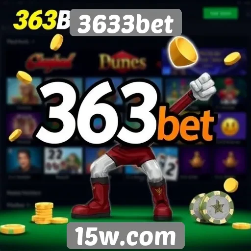 Variedade de jogos disponíveis no 3633bet